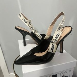 Dior patent pumps
